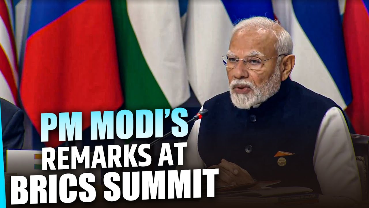 LIVE : PM Narendra Modi’s remarks at the BRICS Summit | Russia | India | Kazan