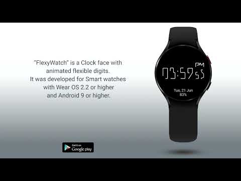 Digital Flexy Watch Face