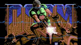#Doom - At Doom's Gate - E1M1 - #c64 #8bit Cover (Oscilloscope View)