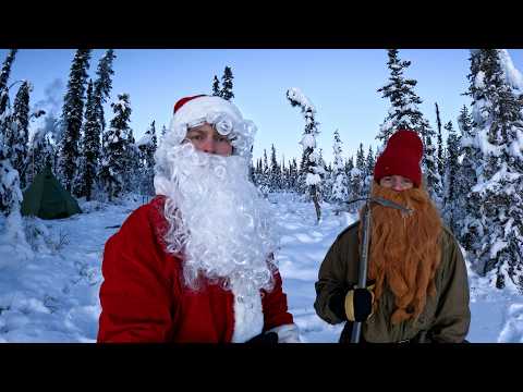 Santa & Yukon Camping in Chilly Temps (-22F/-30C)