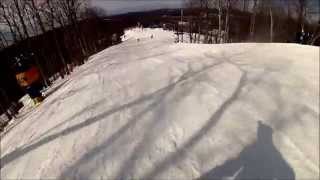 preview picture of video 'Snowboarding at Winterplace, WV with my GoPro in HD. Run 11 on February 10, 2013'