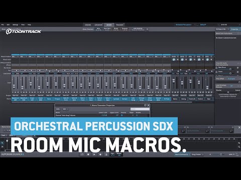 Controlling Room Mics Using Macros | Orchestral Percussion SDX