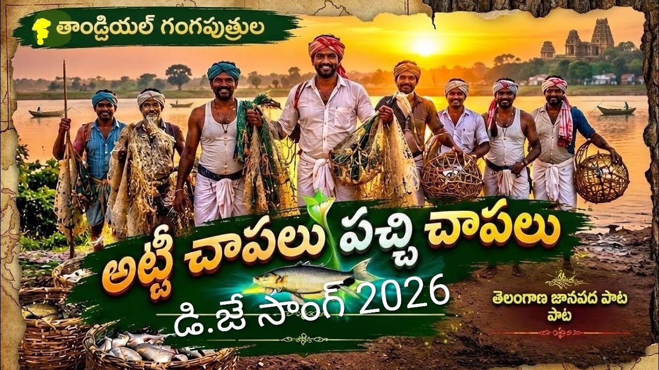 అట్టి చాపలు పచ్చి చాపలు latest DJ song ! atti chapalu FOLK song! Gangaputhra FOLK SONGS thandriyal 
