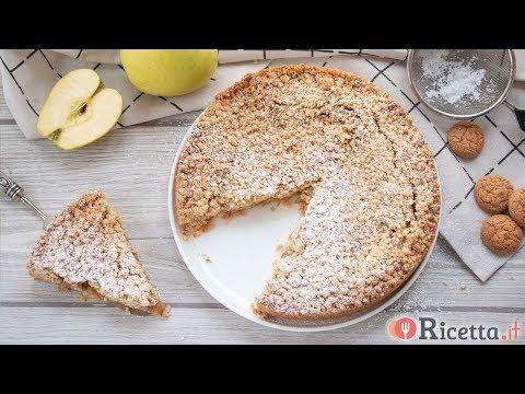Sbriciolata di Mele e Amaretti - Ricetta.it