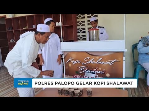 POLISI SANTRI POLRES PALOPO GELAR GEROBAK KOPI SHALAWAT