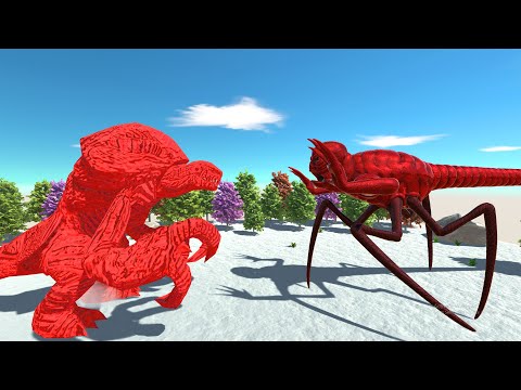 Orga Red vs Titanus Red - Animal Revolt Battle Simulator