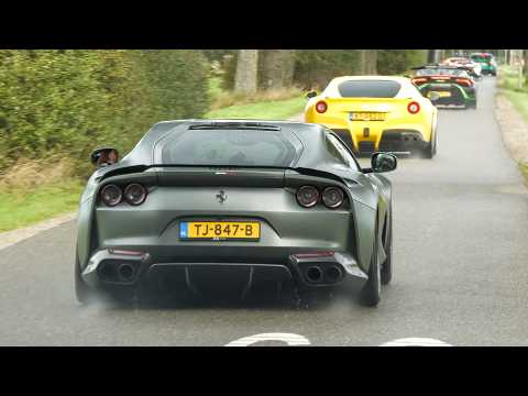 Supercars Accelerating LOUD! iPE GT3 RS, Novitec 812, Capristo Aventador S, Novitec N-Largo