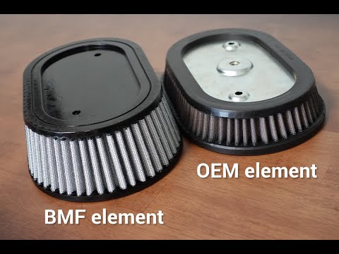 Fuel Moto BMF Air filter Elements for Harley Ventilator, FM AC/DC, and S&S Stealth Air Cleaners