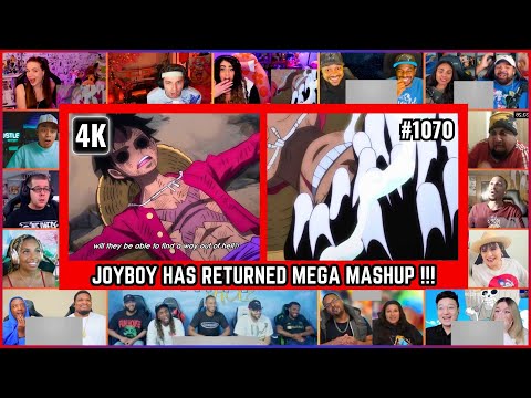 🔥🔥JOYBOY RETURNS MEGA REACTION MASHUP - One Piece Episode 1070 Mega Reaction Mashup #onepiece1070