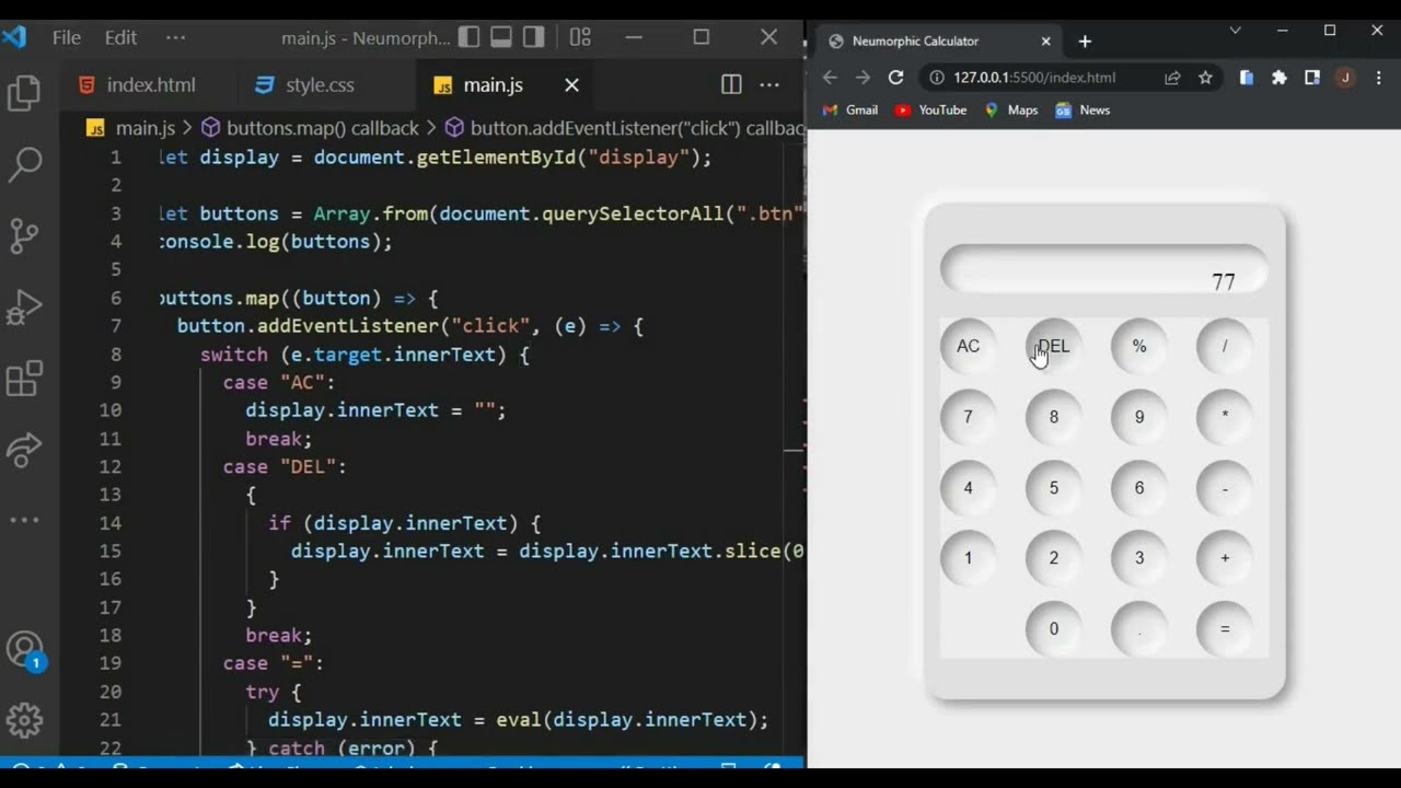 Build A Neumorphic Calculator With HTML, CSS And JavaScript