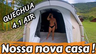 Quechua 4.1 AIR. É boa mesmo? Vale a pena? Review completo e experiência Real. #quechua #decathlon
