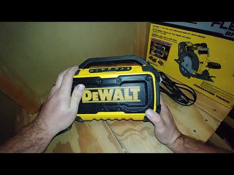NEW DeWalt DCR010 20v Max Wireless Bluetooth Speaker - Cordless and Corded?