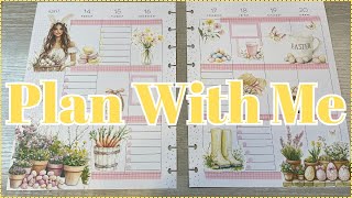 PLAN WITH ME | CLASSIC VERTICAL HAPPY PLANNER | EASTER THEME
