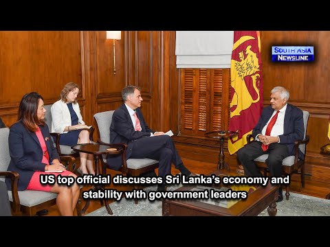 US top official discusses Sri Lanka’s economy and stability with government leaders
