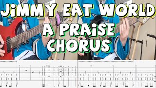 Jimmy Eat World - A Praise Chorus (guitar cover) with screen tabs