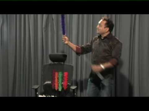 Colour changing feathers