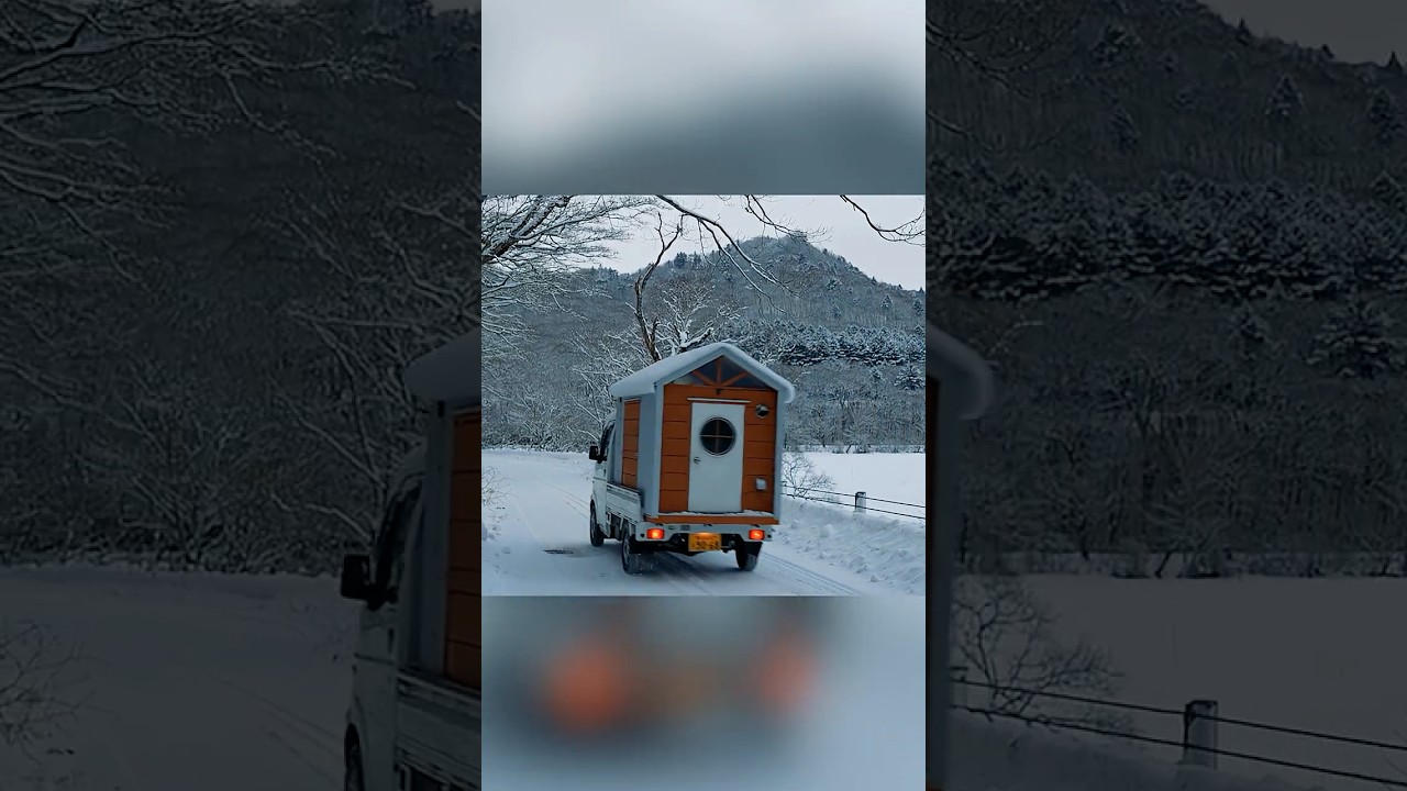 Ice Fishing with My Mini Truck Camper