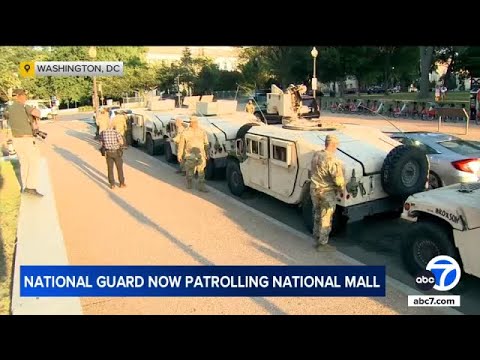National Guard members now patrolling streets of Washington, D.C.