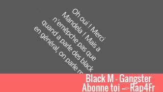 Black M Gangster (Lyrics)