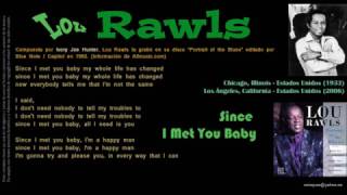 Since I Met You Baby (Ivory Joe Hunter) - Lou Rawls