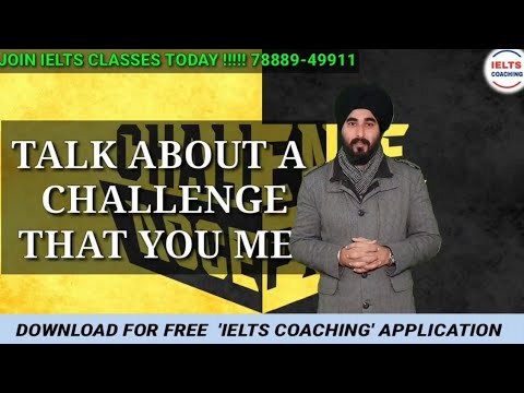 Talk About A Time  When You Met A Challenge | New Cue Cards | Ramandeep Sir Band 8.0