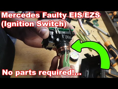 Mercedes C class not starting... Faulty ignition switch... Fault finding and repair.