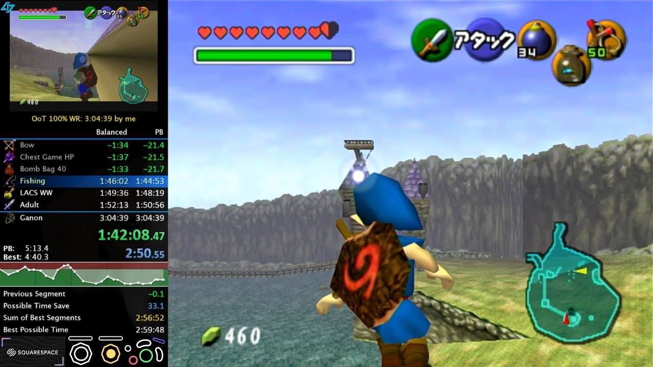 Ocarina of Time 100% Speedrun in 3:03:43