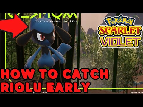 How to Catch Riolu EARLY and EVOLVE in Pokemon Scarlet and Violet