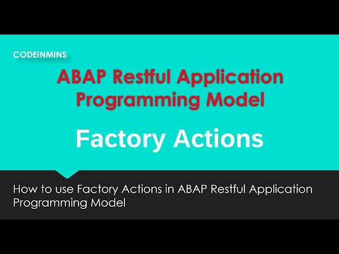 Part 22 : ABAP Restful Application Programming Model - Factory Actions (Copy Records)