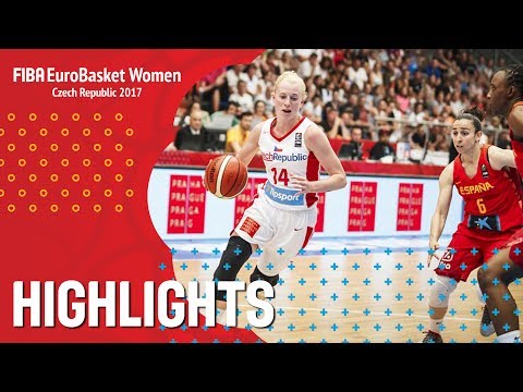 Баскетбол Czech Republic v Spain — Highlights — FIBA EuroBasket Women 2017