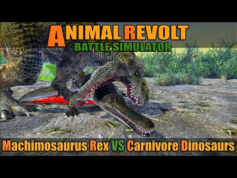 Machimosaurus Rex vs Carnivore Dinosaurs - Animal Revolt Battle Simulator