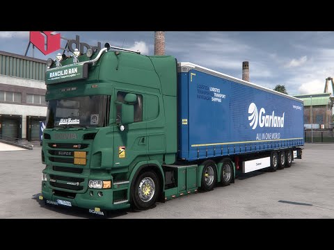 Euro Truck Simulator 2 | ETS2 1.45 | Scania R 520 V8 by Fred | Mulhouse (F) to Dusseldorf (D)