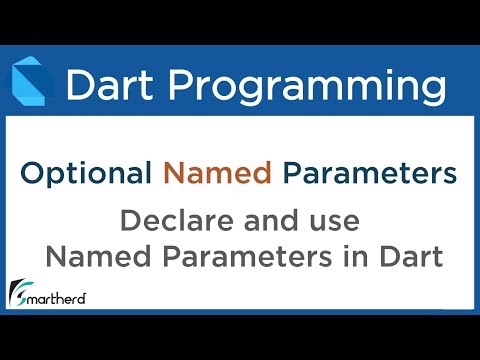 Dart Optional NAMED Parameters in Functions Dart Tutorial for Flutter 6 5