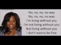 Glee - And I Am Telling You I'm Not Going (lyrics)