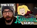 TRYING TO STAN AMPHIBIA COMMANDER ANNE SPRIVY SEASON 3 EPISODE 11 REACTION BREAKDOWN