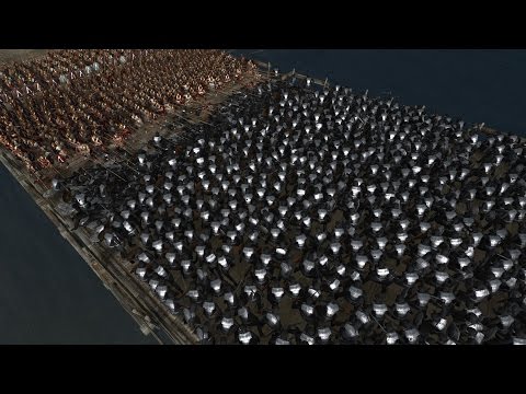 300 SPARTANS vs 3000 IMMORTALS - ROME 2: Total War