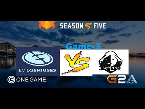 EG vs Team Faceless Game -3 highlights  of dotapit seaon -5 lan final