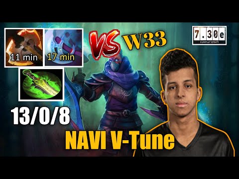 W33 Puck destroyed by NA VI.v-tune anti mage in pub | NA VI.v-tune anti mage gameplay