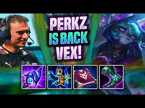 PERKZ IS BACK WITH VEX NEW CHAMPION! - C9 Perkz Plays Vex MID vs Xerath! | Patch 11.22