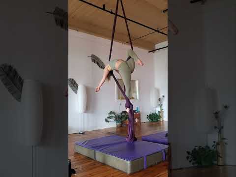beginner sequence aerial silks