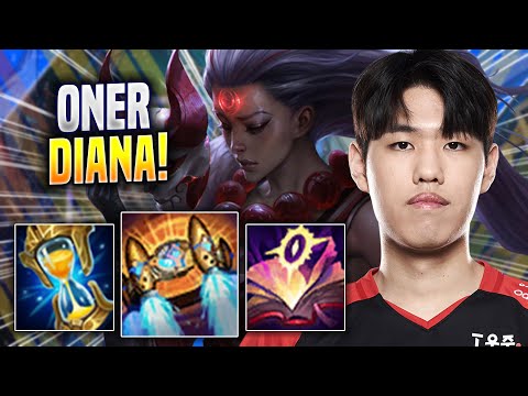 ONER IS SO CLEAN WITH DIANA! - T1 Oner Plays Diana JUNGLE vs Nidalee! | Season 2022