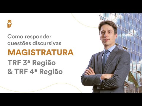 Como responder questões discursivas - Magistratura TRF 3ª Região e TRF 4ª Região