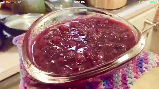 Instant Pot Cranberries ~ Thanksgiving Recipes !