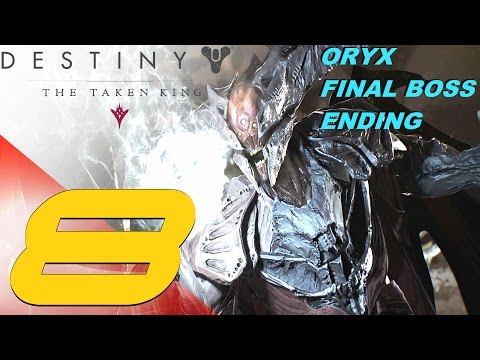 Destiny The Taken King - Walkthrough Part 8 - Oryx Final Boss Fight & Ending