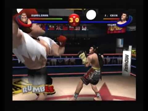 Ready 2 Rumble Boxing Round 2, Dreamcast, Rumbleman vs Jet Chin