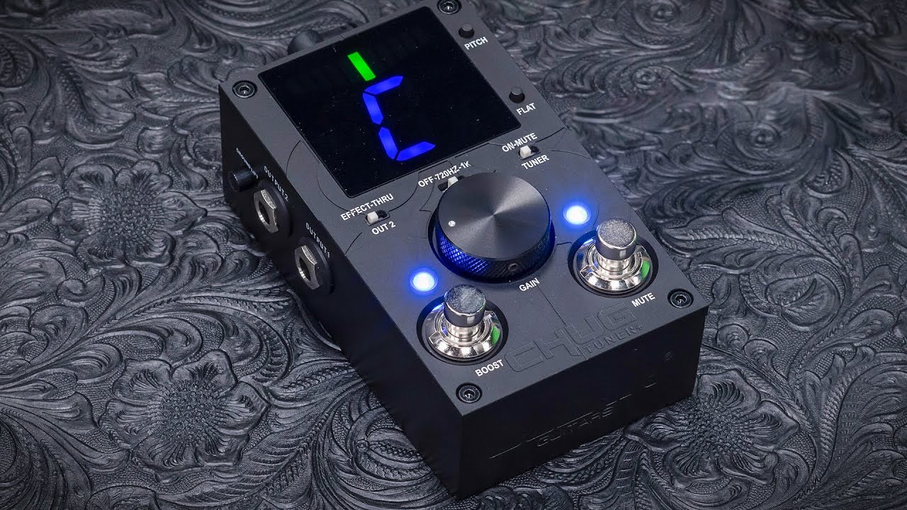 Solar CHUG TUNER+ Stage Tuner + Boost Pedal