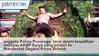 Download lagu Kapolres Ponorogo, Disambut dan Dilepas Dengan Reog mp3