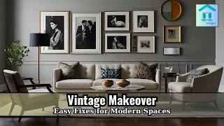 Easy Vintage Updates for Modern Living Rooms -  Quick Fixes for a Stylish Makeover