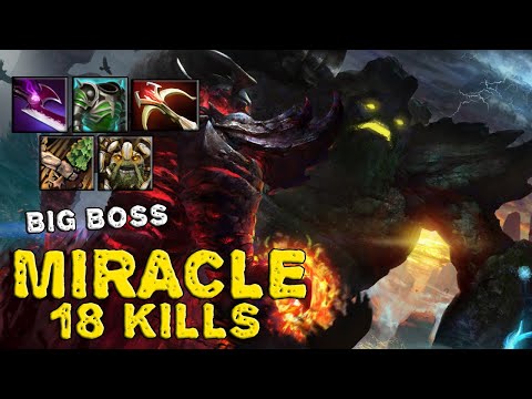 NIGMA MIRACLE 18 Kills Big Boss Tiny Carry Pro Gameplay[Observe and Learn]