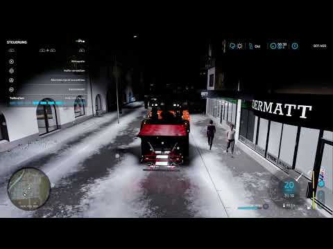 Schneebahnen im neuen LS mit Fendt724 Vario